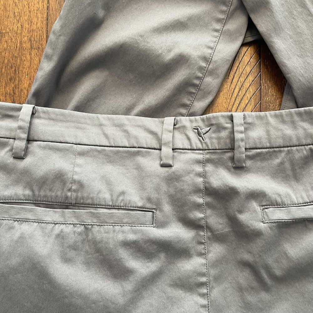 Birddogs Pants Mens 36x32 Gray Chino Stretch Golf Straight Leg Performance - Picture 4 of 11